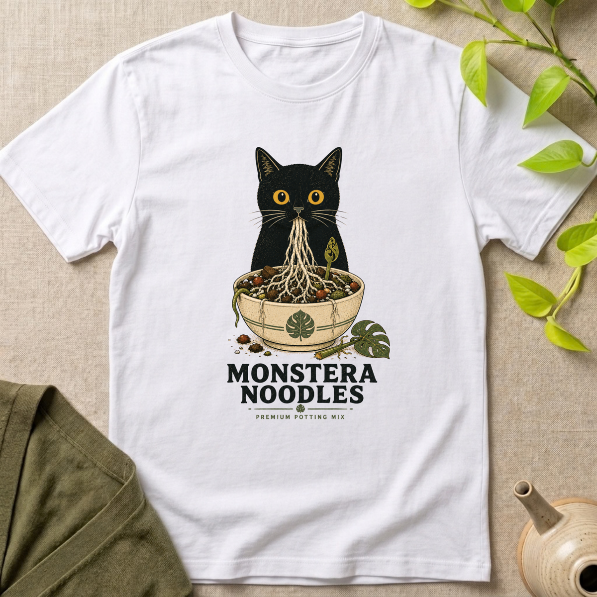 Monstera Noodles T-Shirt