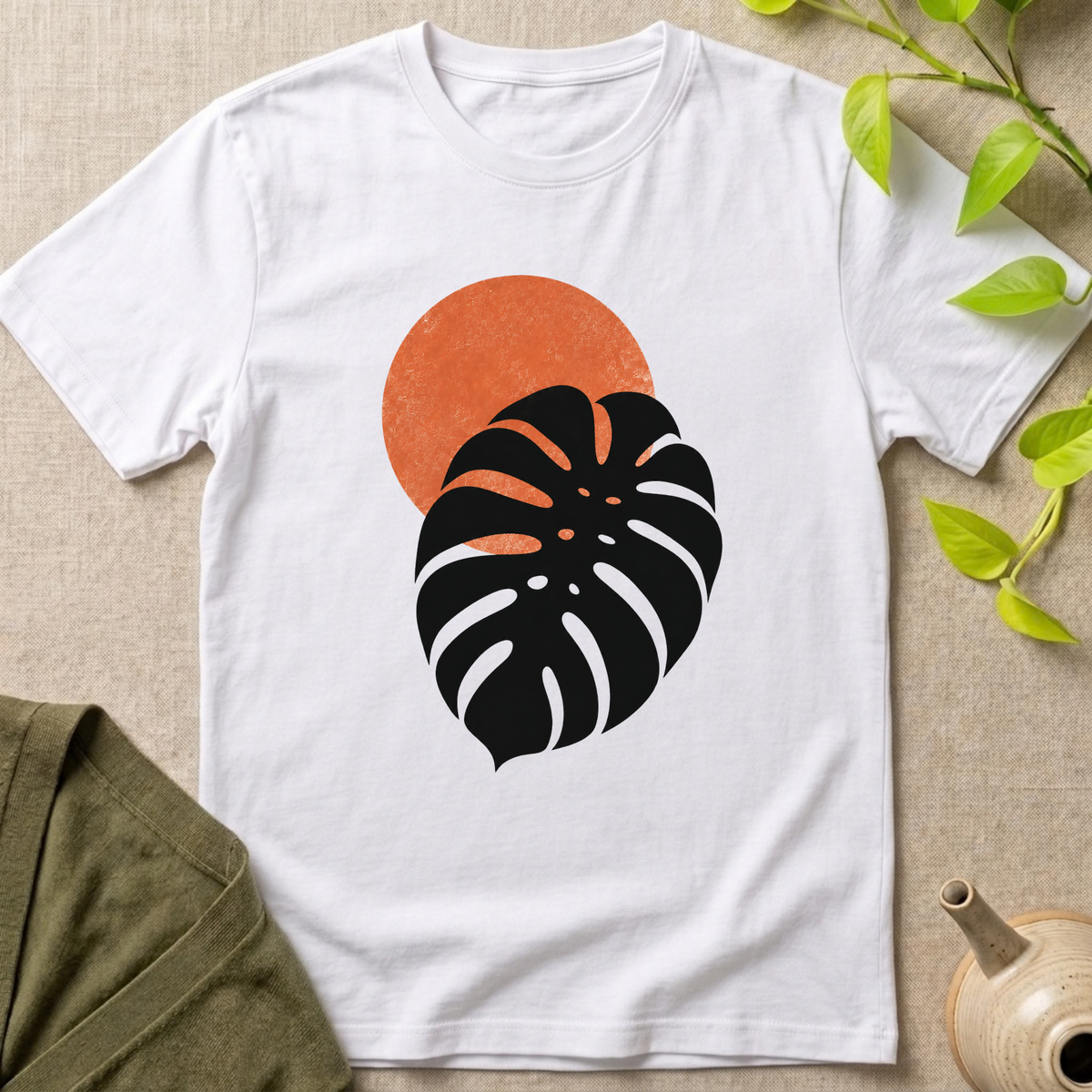 Monstera Sunset T-Shirt