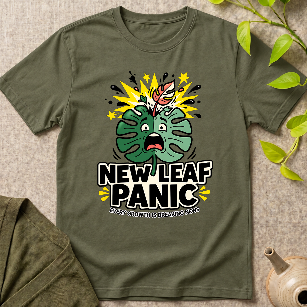 New Leaf Panic T-Shirt