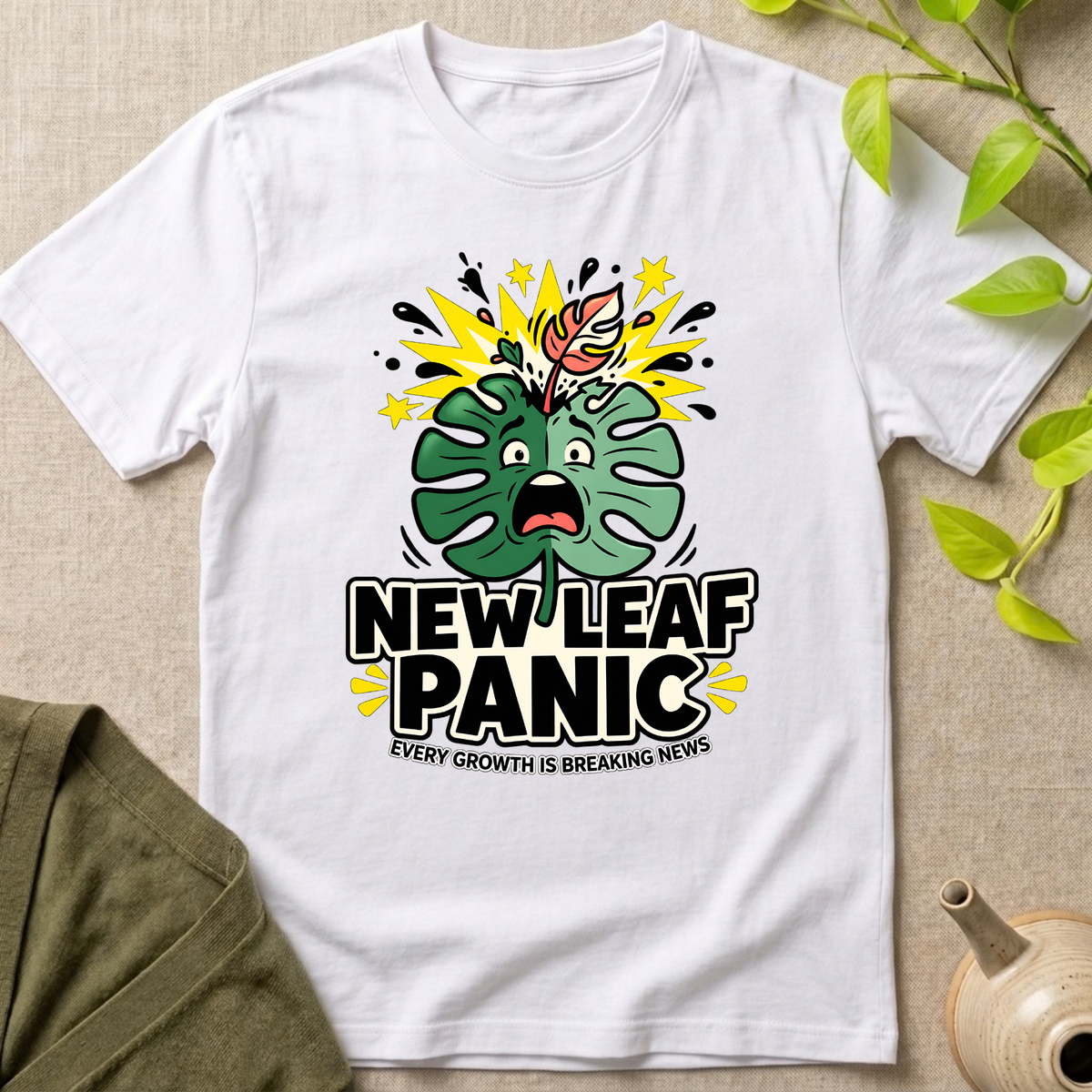 New Leaf Panic T-Shirt