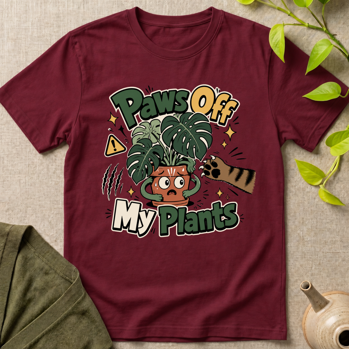 Paws Off My Plants T-Shirt