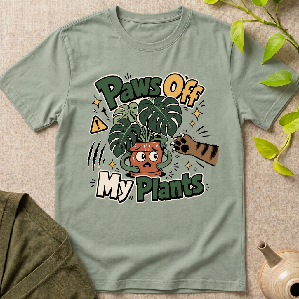 Paws Off My Plants T-Shirt