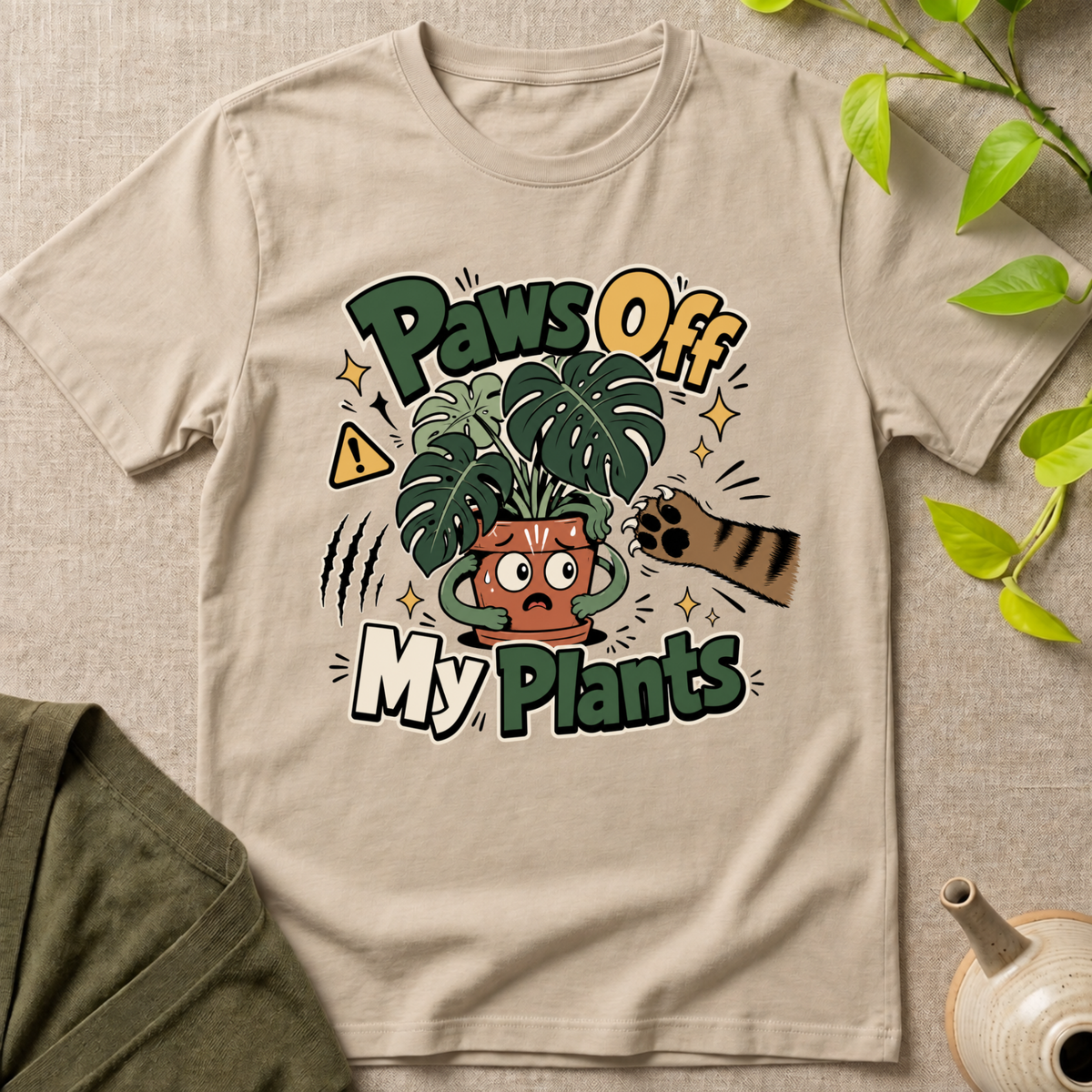 Paws Off My Plants T-Shirt