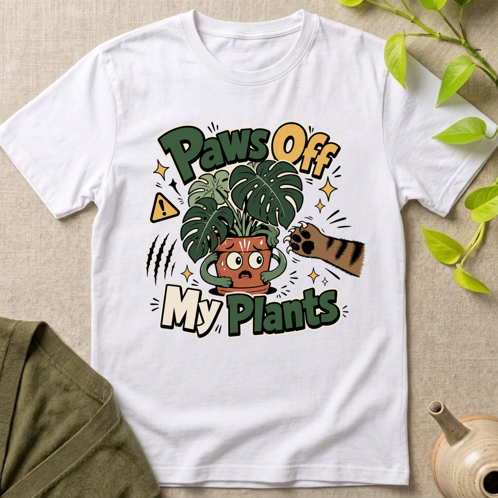 Paws Off My Plants T-Shirt