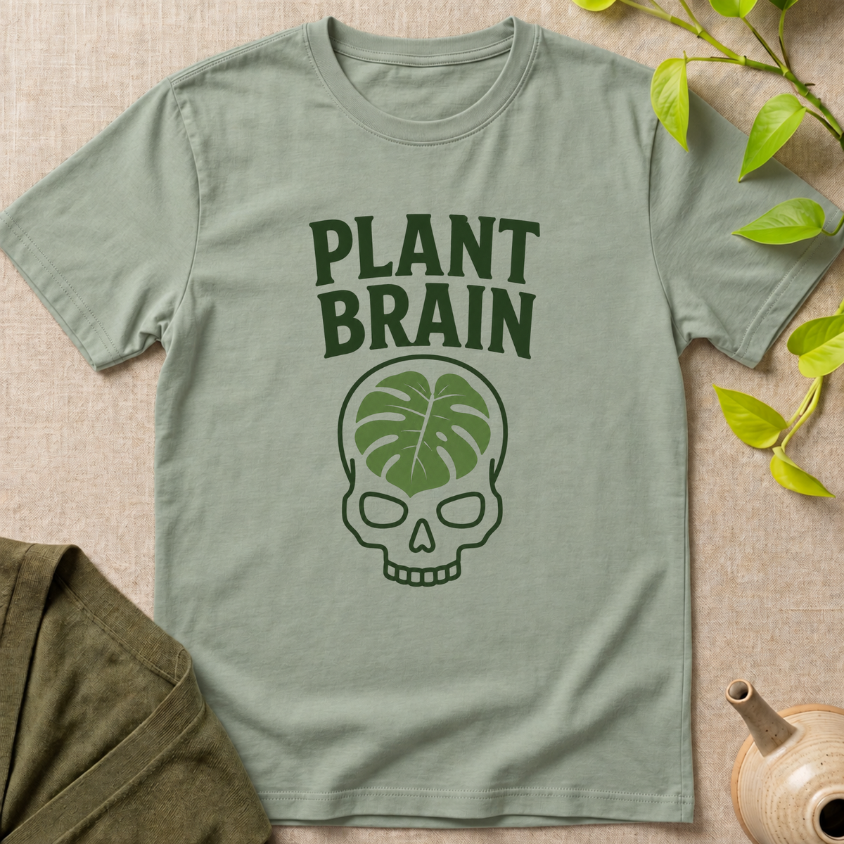 Plant Brain Simple T-Shirt