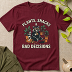 Plant Snacks Bad Decisions T-Shirt