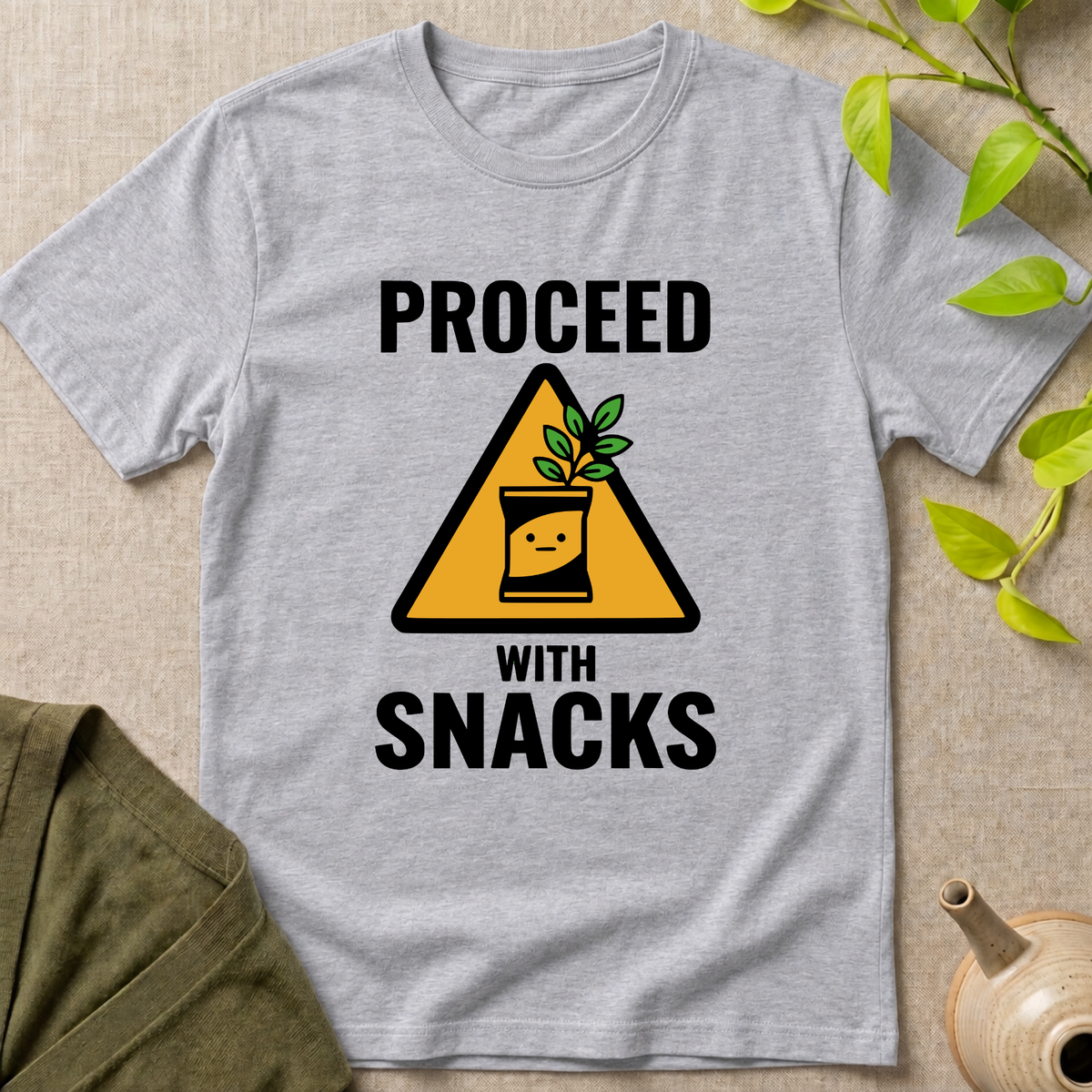 Proceed With Snacks T-Shirt