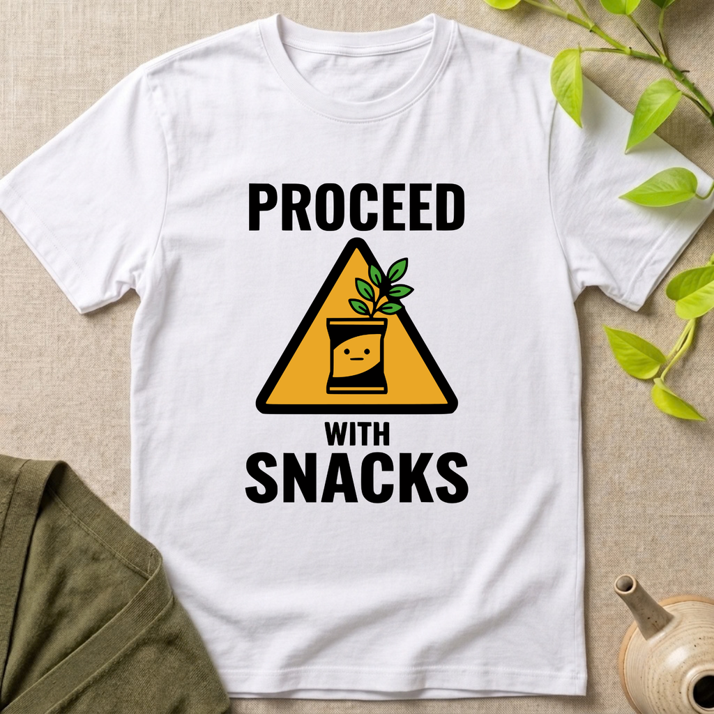 Proceed With Snacks T-Shirt