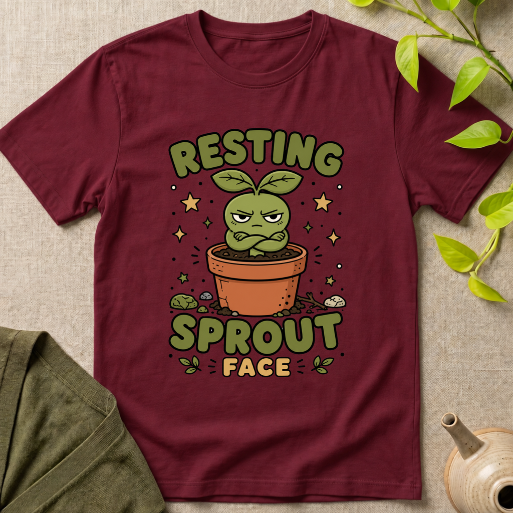 Resting Sprout Face  T-Shirt
