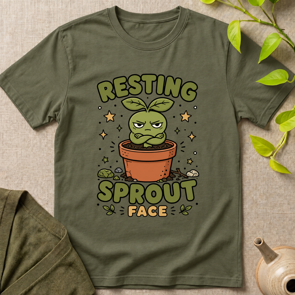 Resting Sprout Face  T-Shirt