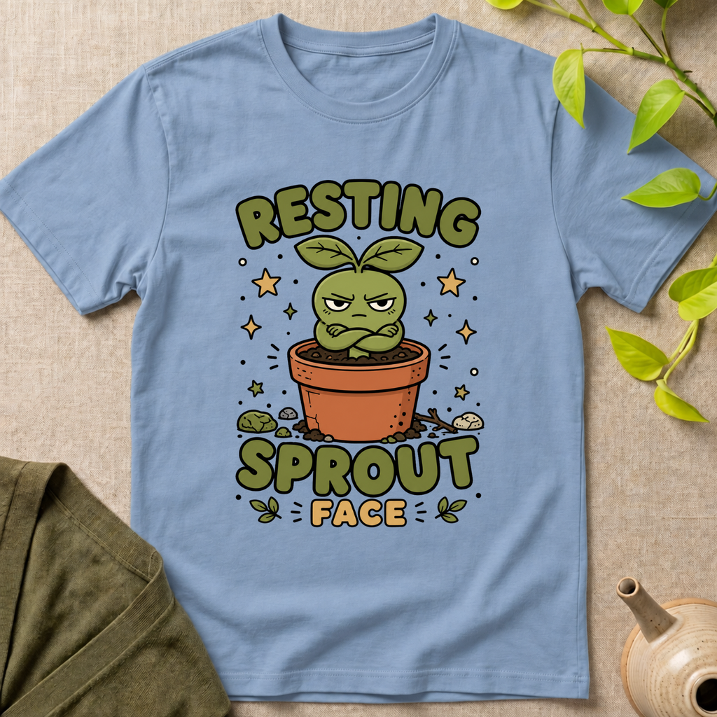 Resting Sprout Face  T-Shirt