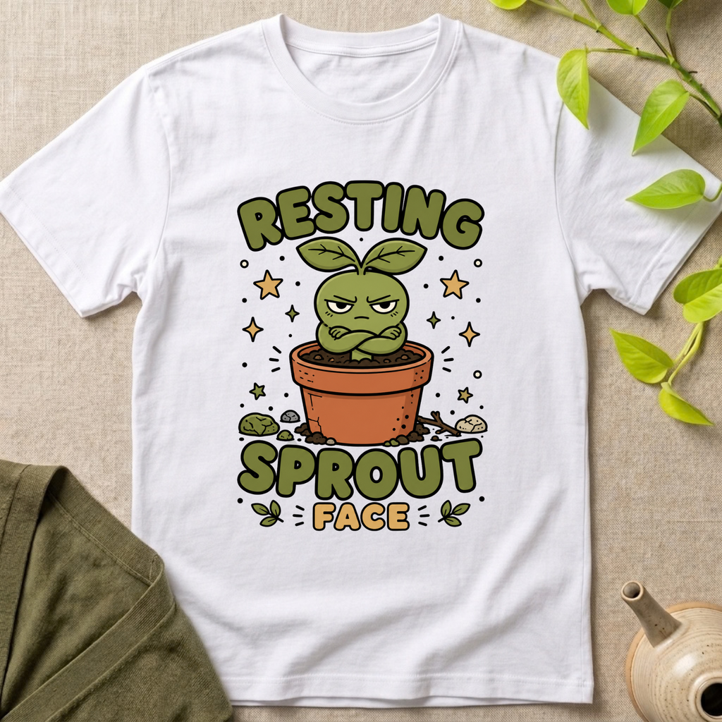 Resting Sprout Face  T-Shirt