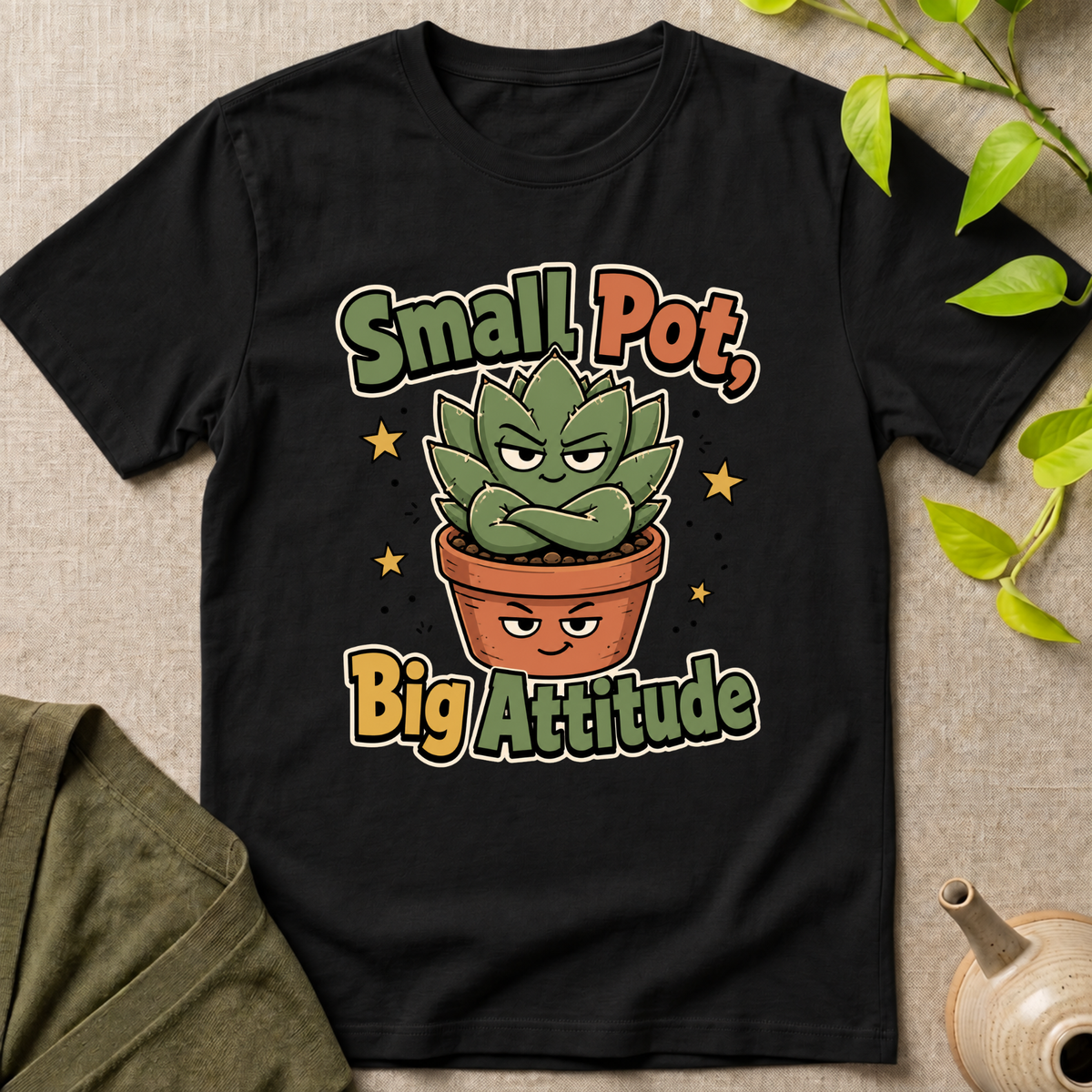 Small Pot Big Attitude T-Shirt
