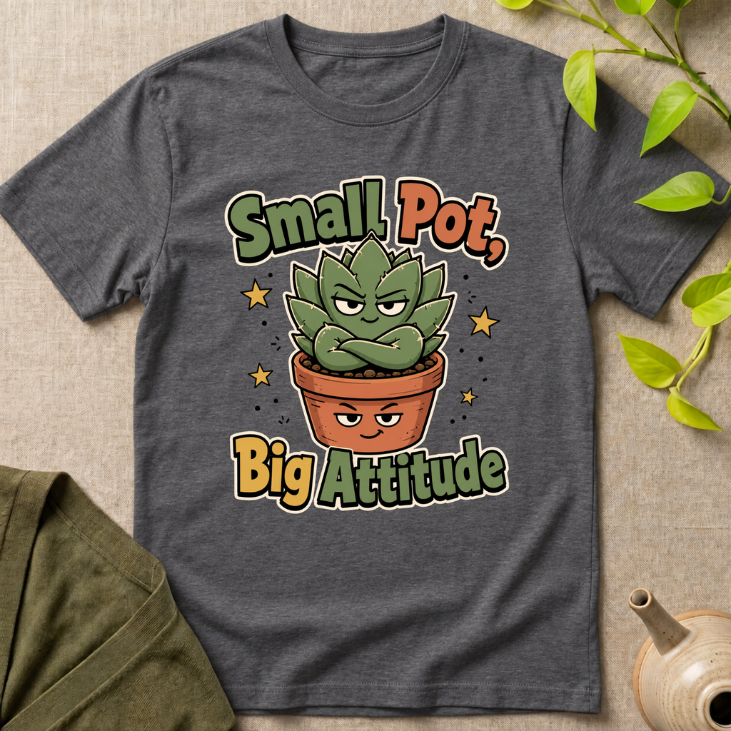 Small Pot Big Attitude T-Shirt