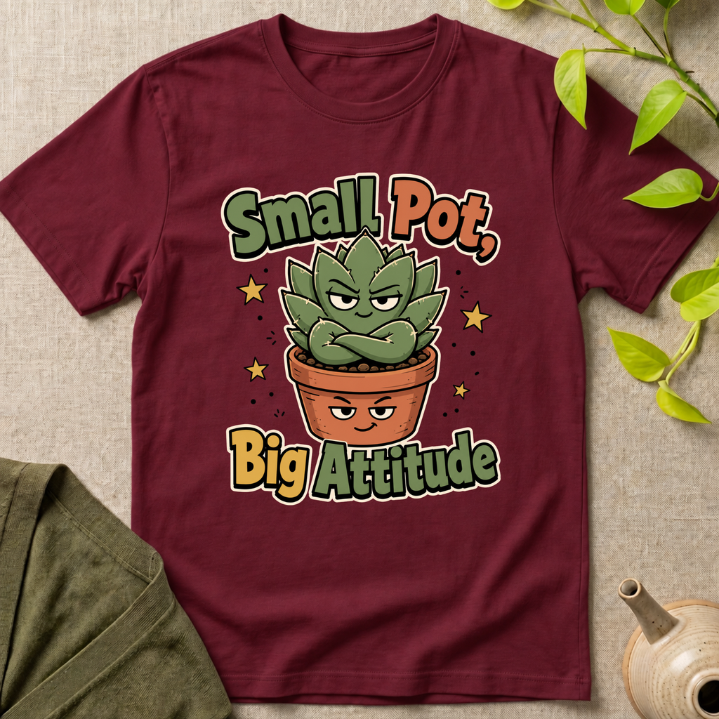 Small Pot Big Attitude T-Shirt