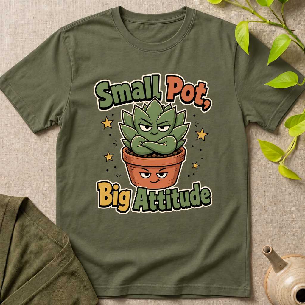 Small Pot Big Attitude T-Shirt