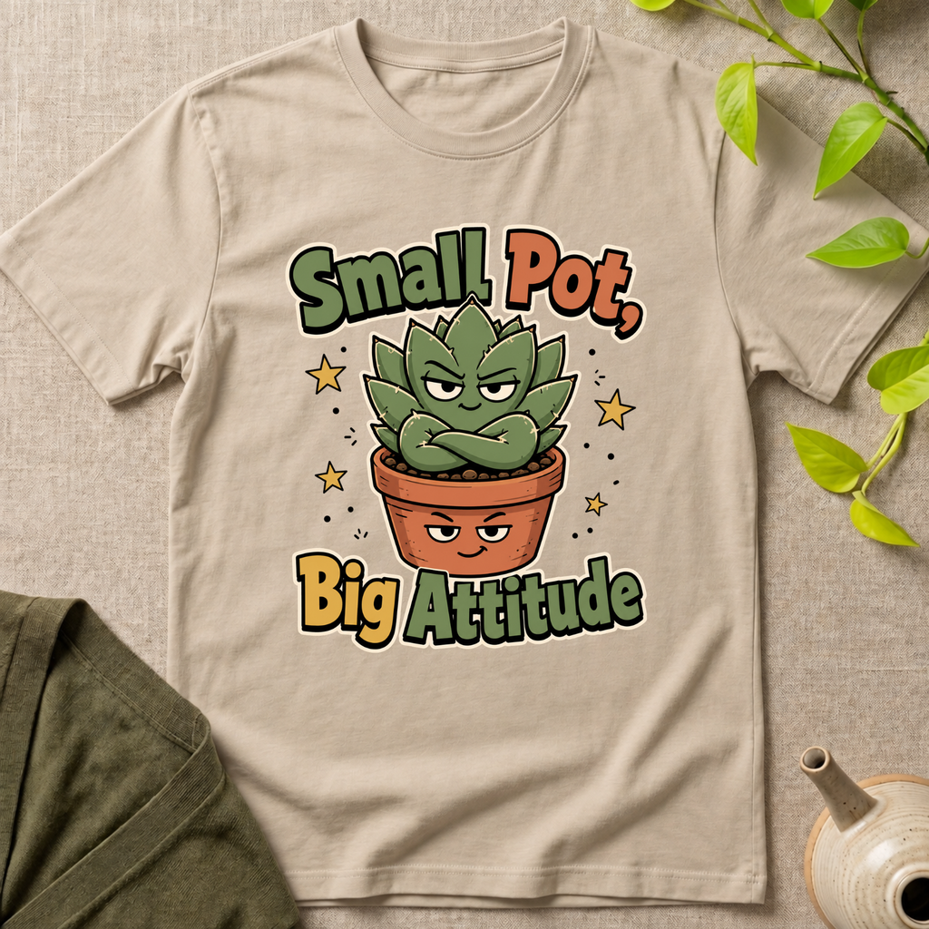 Small Pot Big Attitude T-Shirt