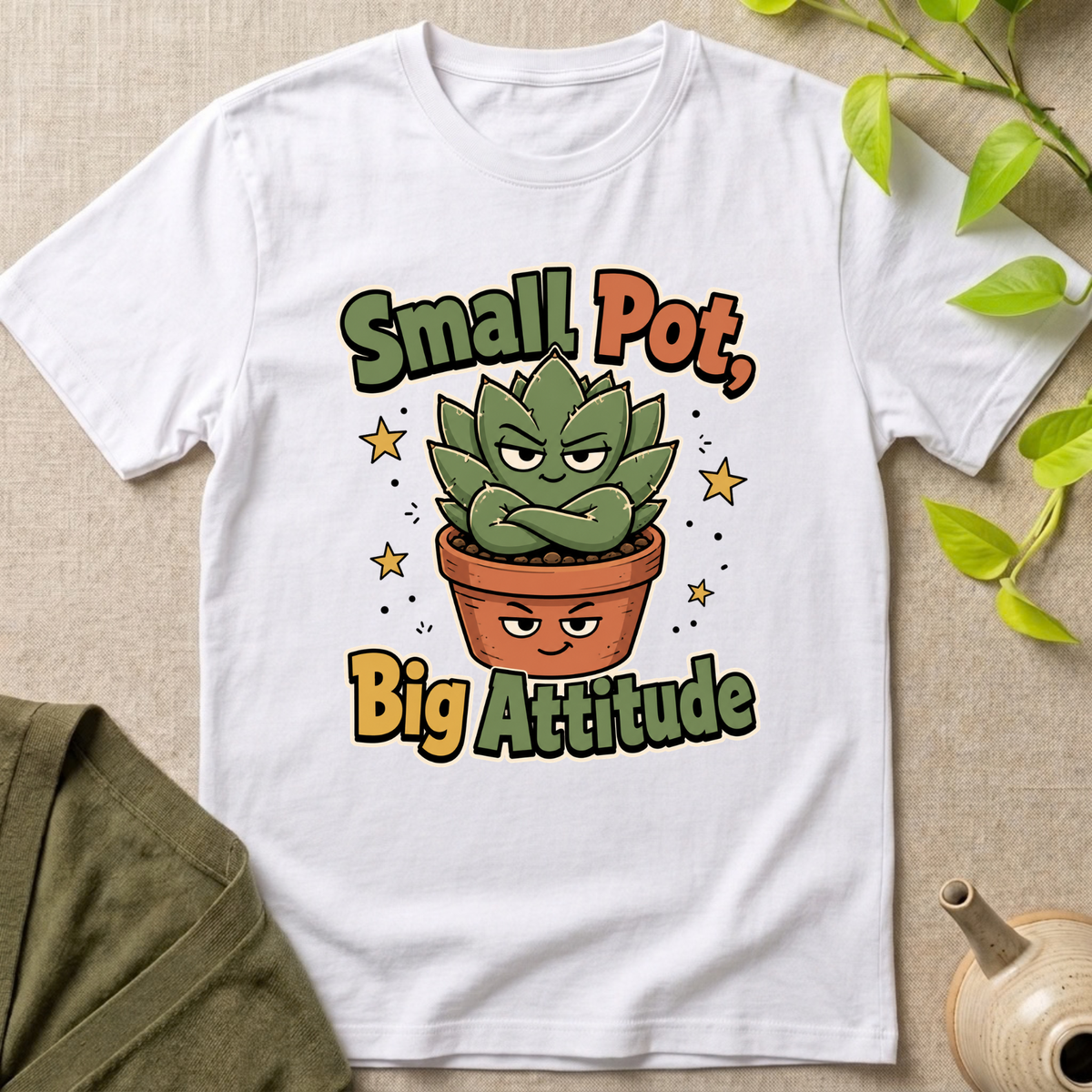 Small Pot Big Attitude T-Shirt