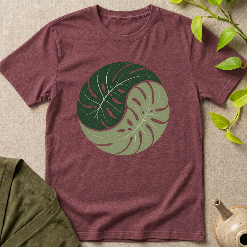 Yin Yang Leaf T-Shirt